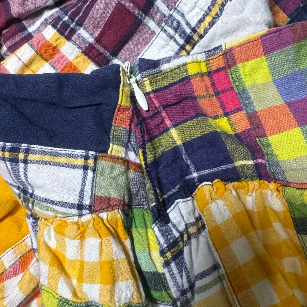 Early 2000s American Eagle Patchwork Bubble Skirt… - image 2